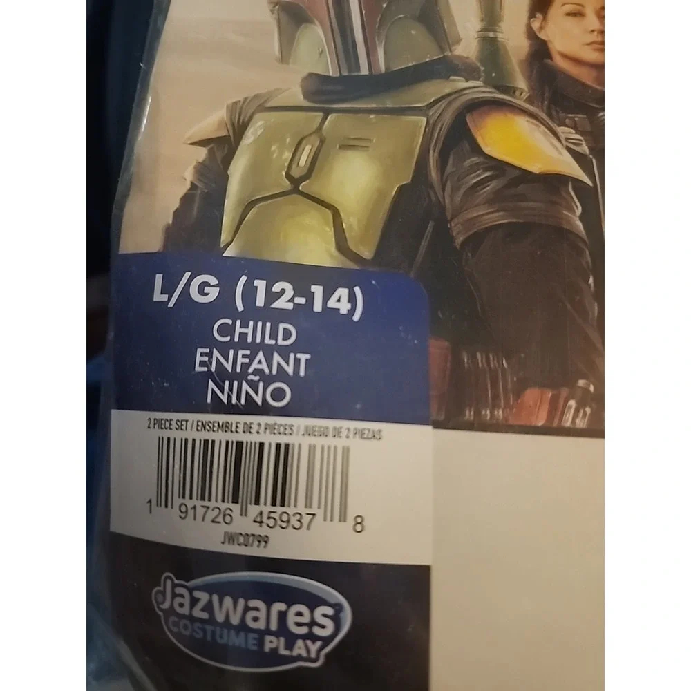 Star Wars Boba Fett NEW 2-Piece Set Halloween Costume‎ Child Size L 12-14